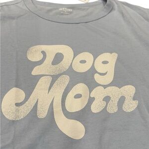 NWT Old Navy "Dog MoM" Blue Tee Shirt